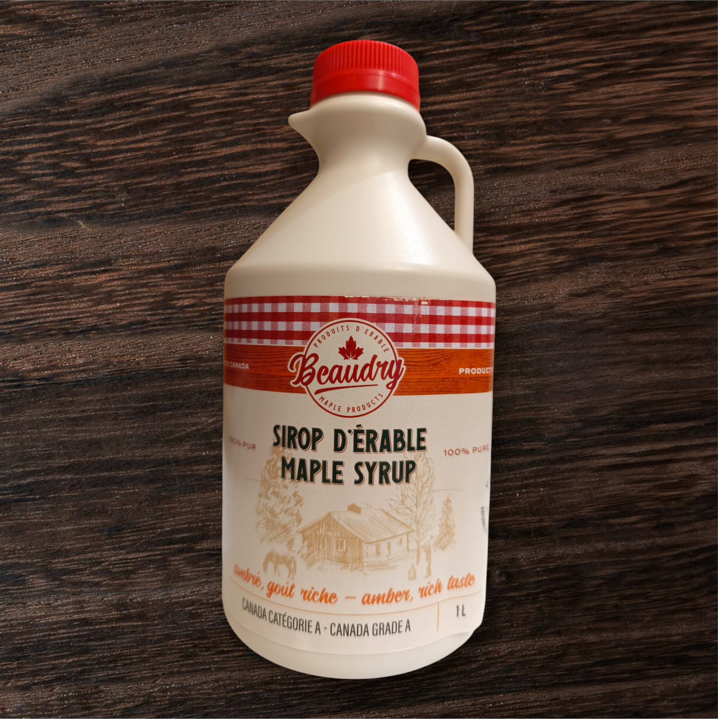 Reiner Ahornsirup - Bernsteinfarben - 1 Liter