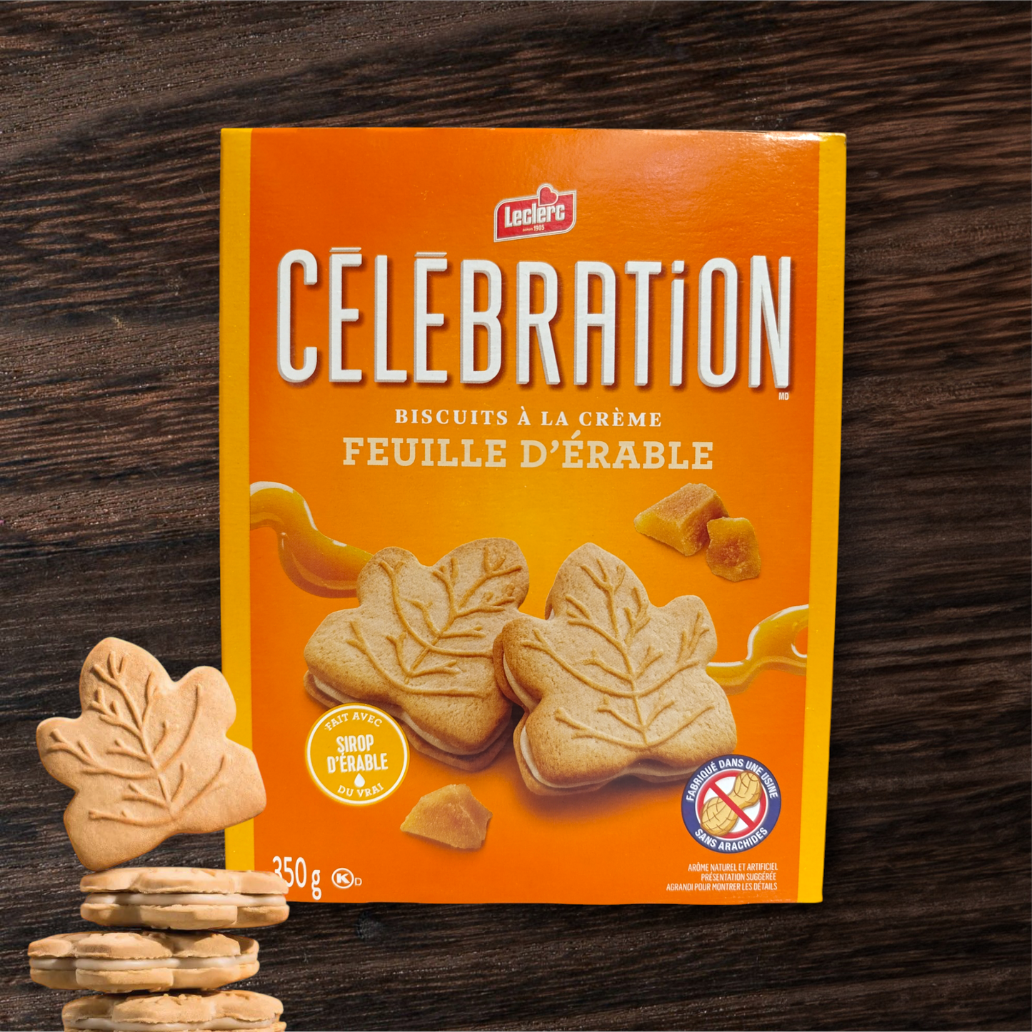 Biscuits Célébration au vrai sirop d'érable