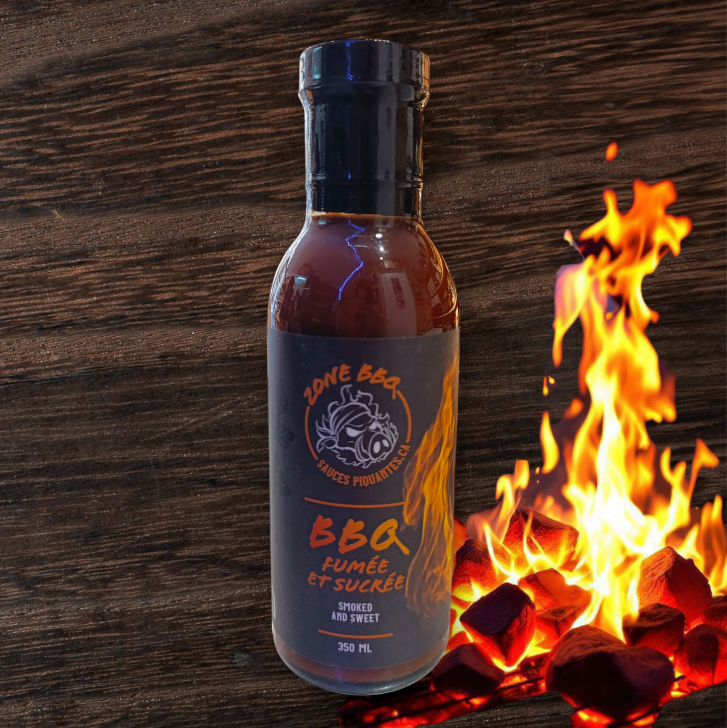 Sauce BBQ fumé et sucrée