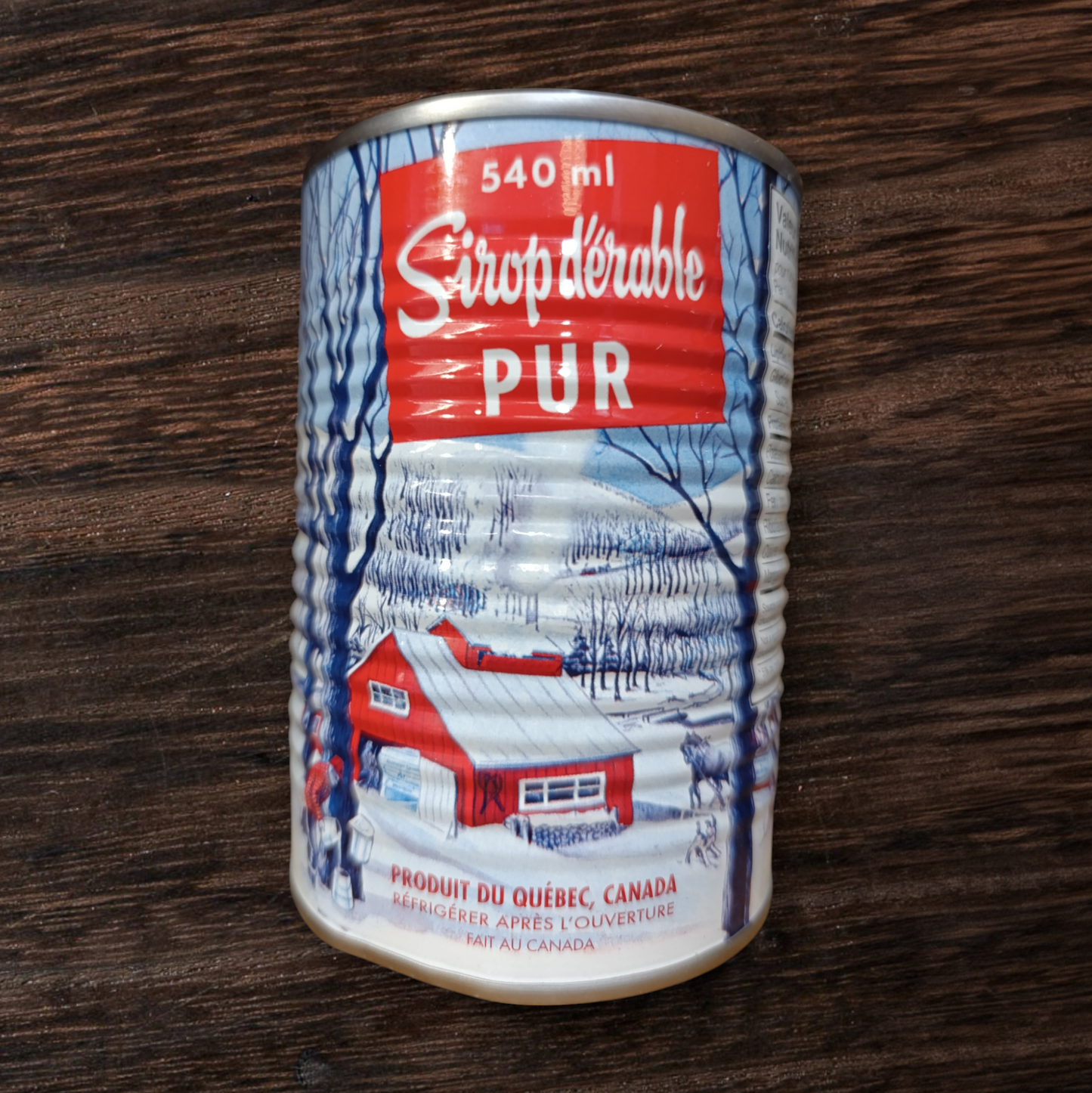 Sirop érable pur - Ambré Canne 540ml