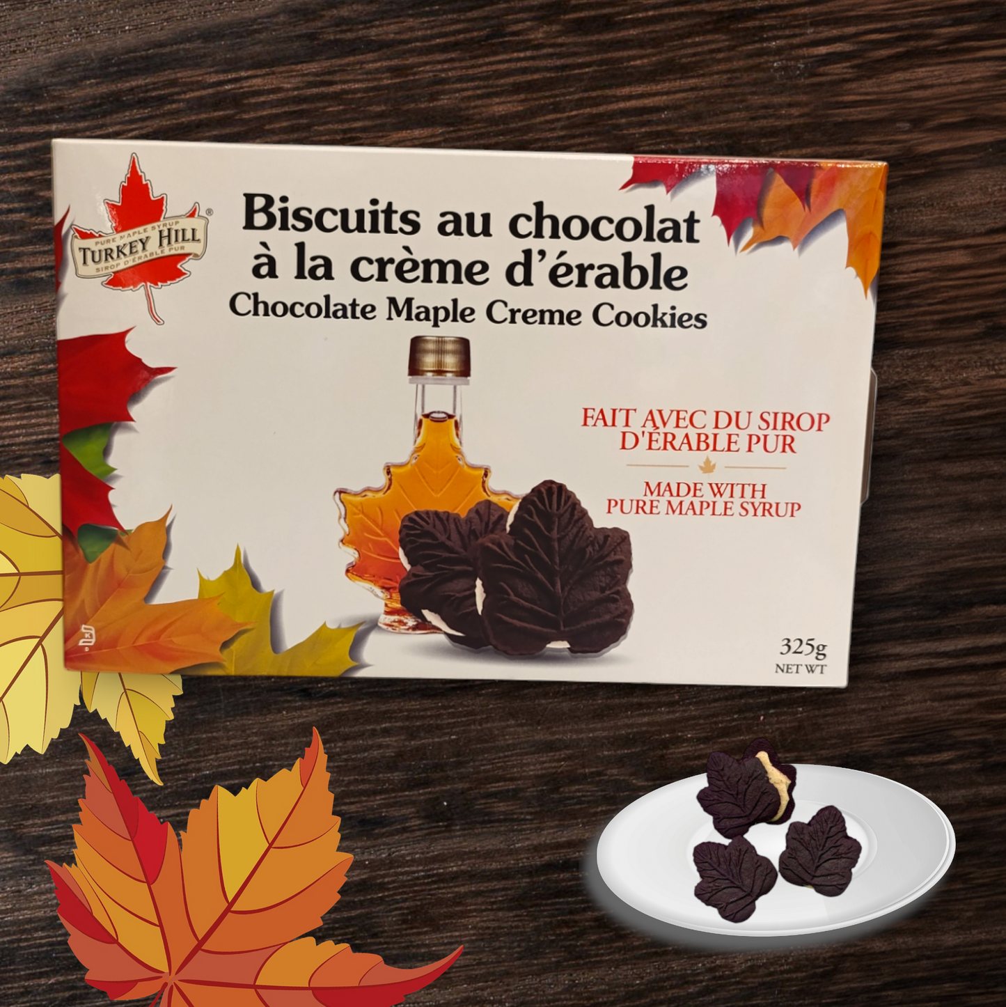 Biscuits chocolat à la crème d'érable