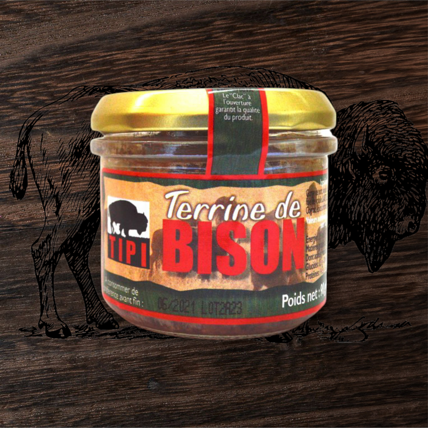 Terrine de Bison 90g