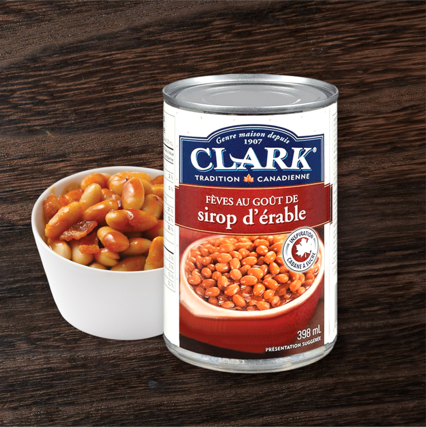 Fèves au sirop d'érable Clark'