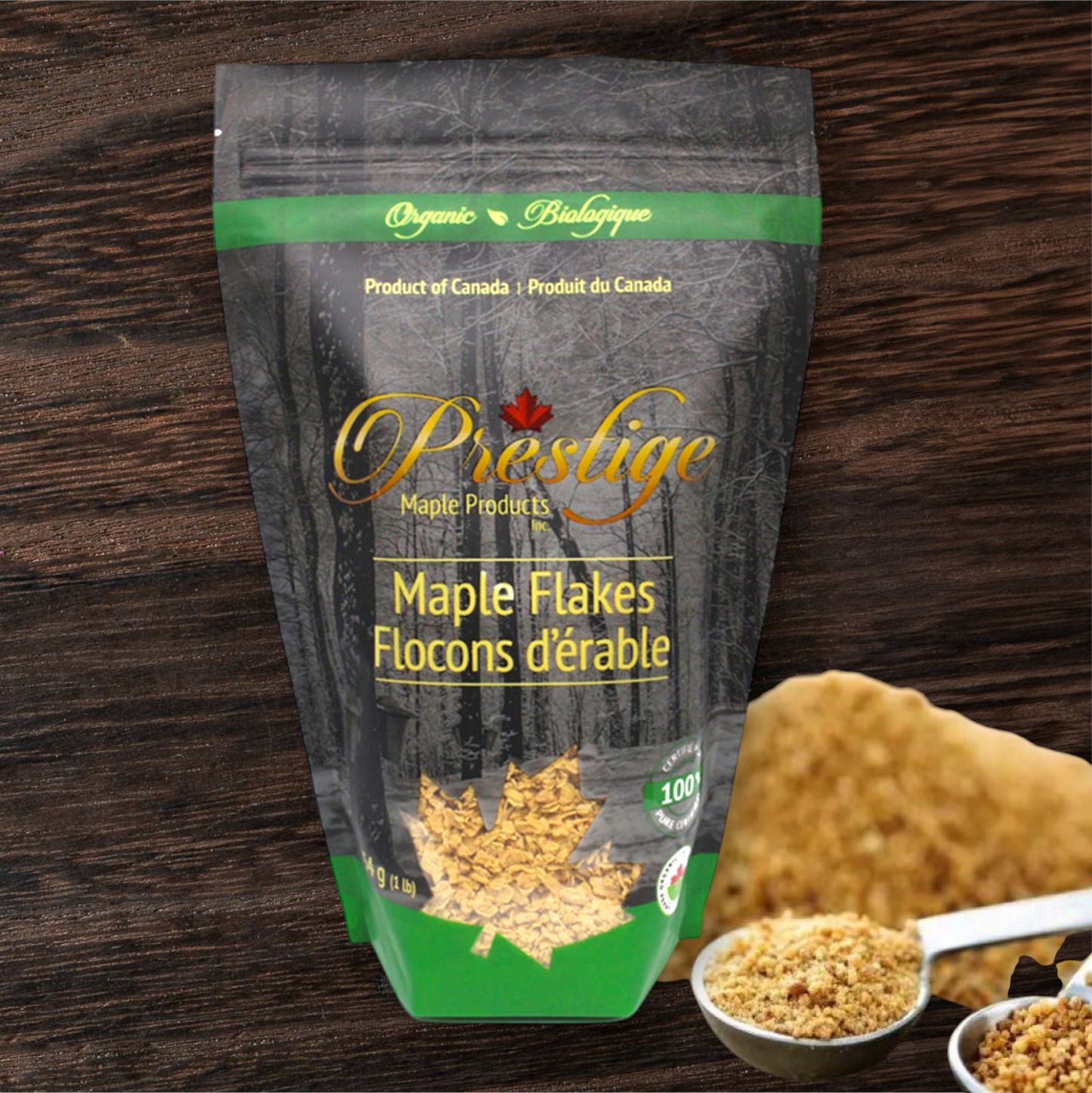 Sucre d'érable flocons