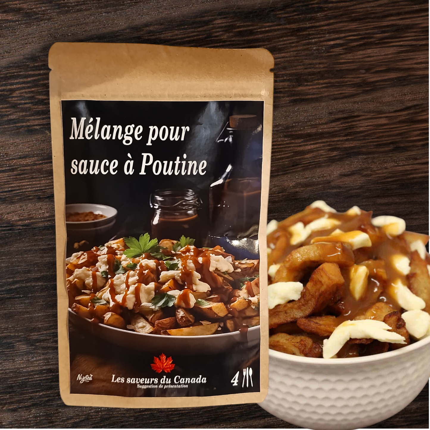 Préparation sauce à Poutine