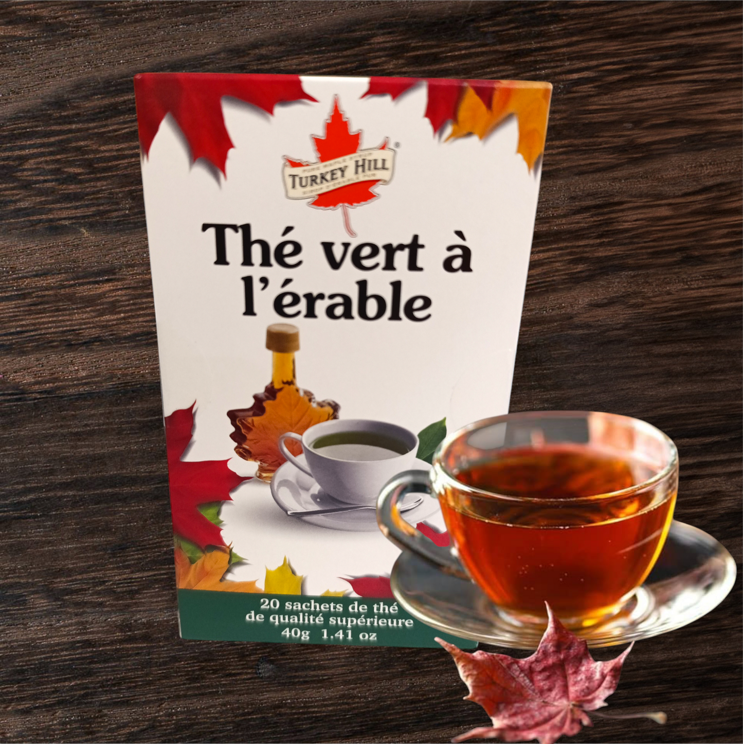 Thé vert à l'érable