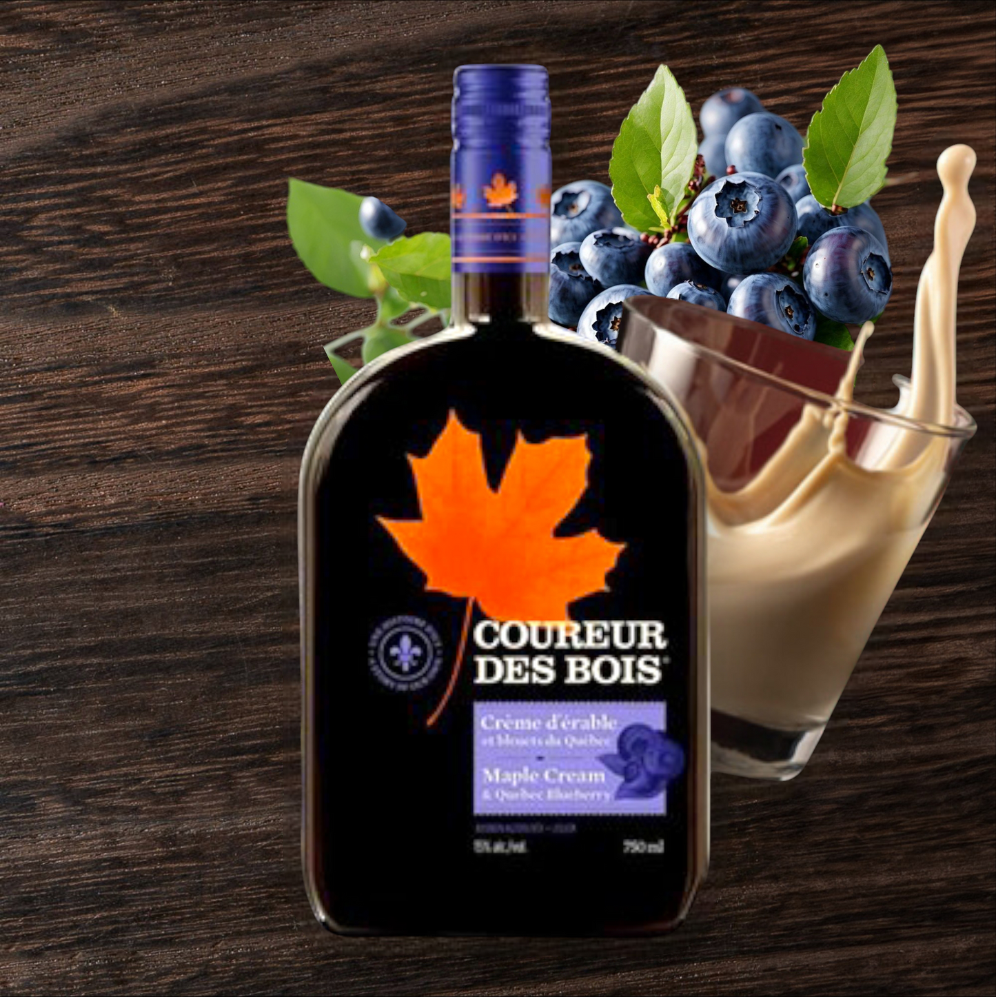 Coureur des bois crème érable et bleuets