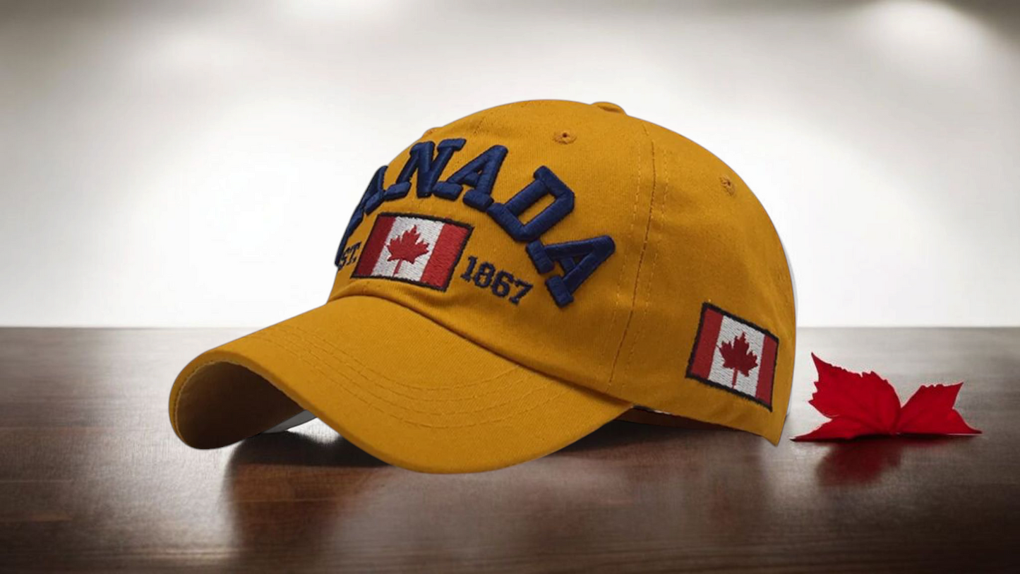 Casquette Jaune moutarde