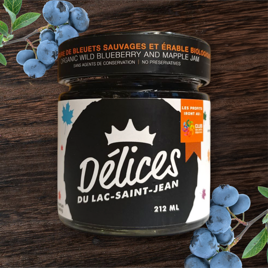 Confiture Bleuets sauvage / érable BIO